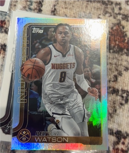2025-26 Topps #106 Peyton Watson — front