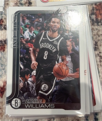 2025-26 Topps #9 Ziaire Williams — front