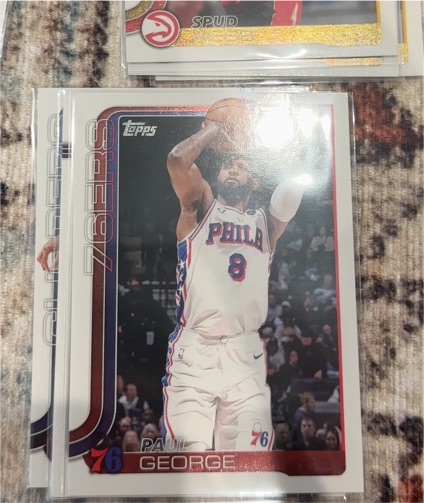 2025-26 Topps #23 Paul George — front
