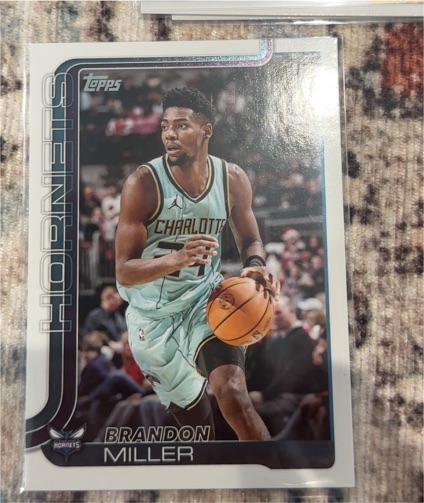 2025-26 Topps #68 Brandon Miller — front