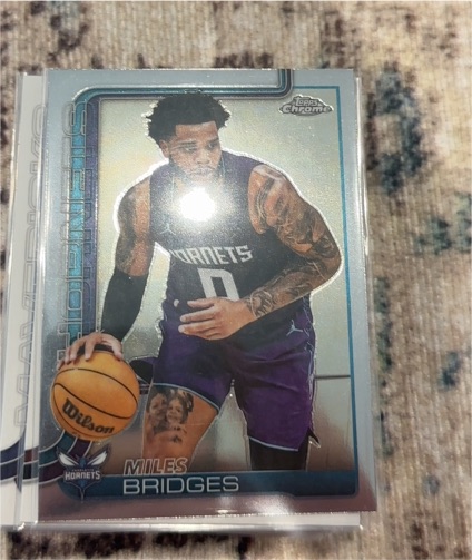 2025-26 Topps Chrome #30 Miles Bridges — front