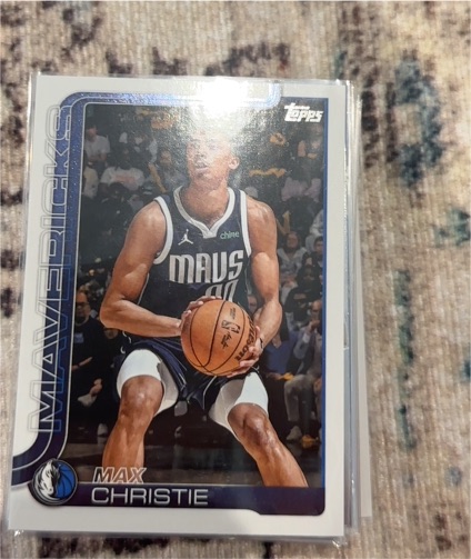 2025-26 Topps #174 Max Christie — front