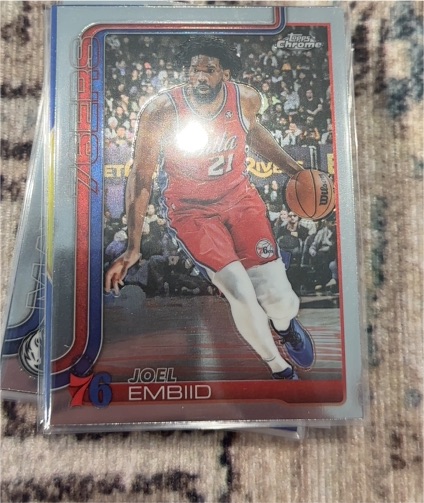 2025-26 Topps Chrome #149 Joel Embiid — front