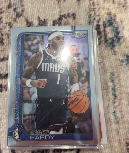 2025-26 Topps Chrome #60 Jaden Hardy — front