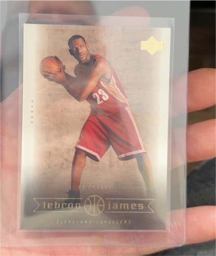 2003 Upper Deck On Parade #14 LeBron James — front