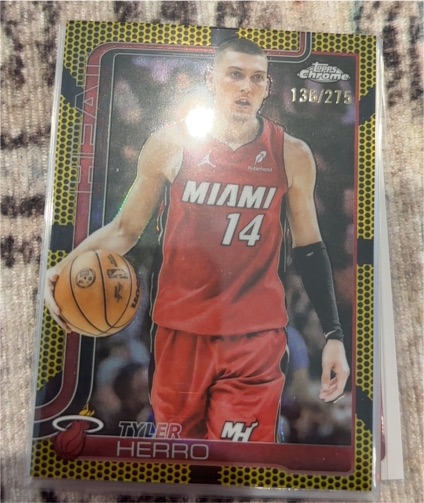 2025-26 Topps Chrome #188 Tyler Herro — front