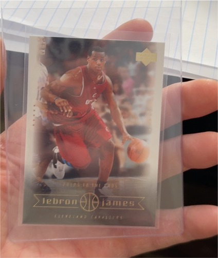 2003 Upper Deck Box Set #11 LeBron James — front