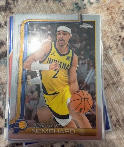 2025-26 Topps Chrome #97 Andrew Nembhard — front