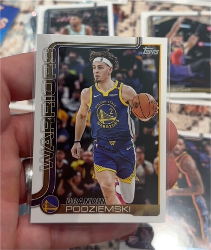 2025-26 Topps #141 Brandin Podziemski — front