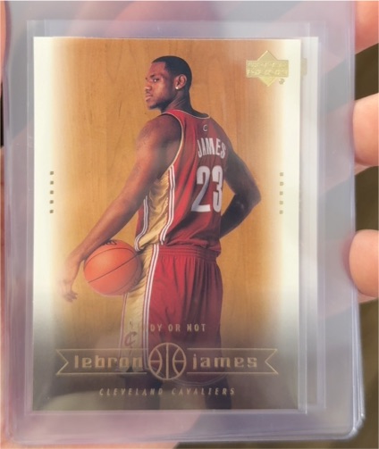 2003-04 Upper Deck #23 LeBron James — front
