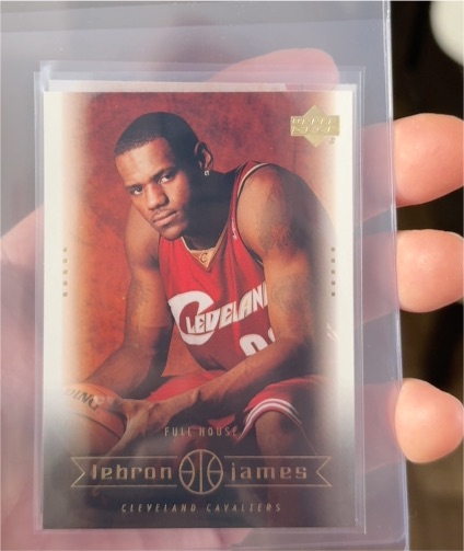 2003 Upper Deck Box Set #29 LeBron James Rookie Card — front