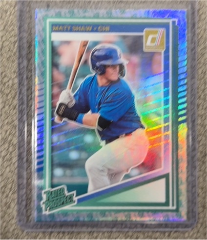 2025 Donruss #143 Matt Shaw — front