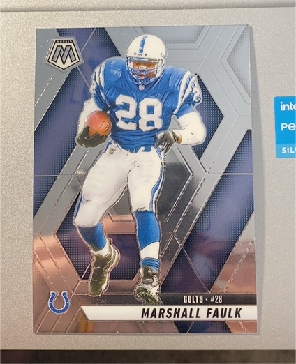 2025 Panini Mosaic #28 Marshall Faulk — front