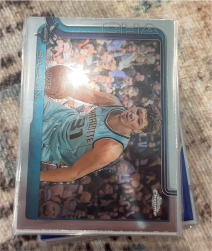2025-26 Topps Chrome #8 Tidjane Salaun — front