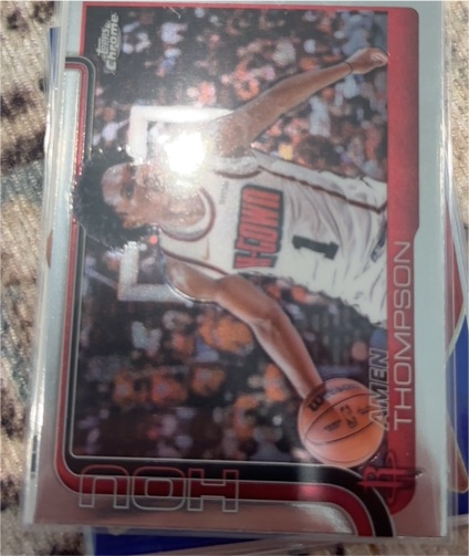 2025-26 Topps Chrome #17 Amen Thompson — front