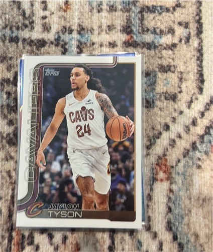 2025-26 Topps #86 Jaylon Tyson — front