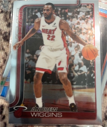 2025-26 Topps Chrome #180 Andrew Wiggins — front