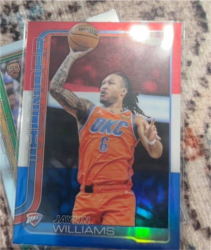 2025-26 Topps Chrome #105 Jaylin Williams — front