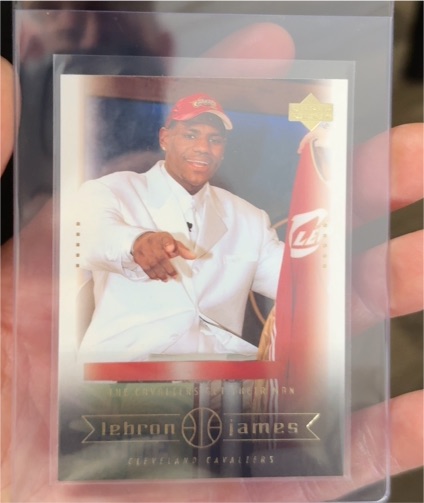 2003 Upper Deck #8 LeBron James The Cavaliers Get Their Man — front