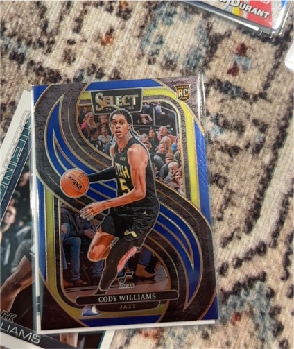 2024-25 Panini Select #172 Cody Williams Premier Level — front
