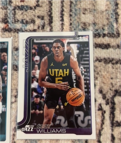 2025-26 Topps #130 Cody Williams — front