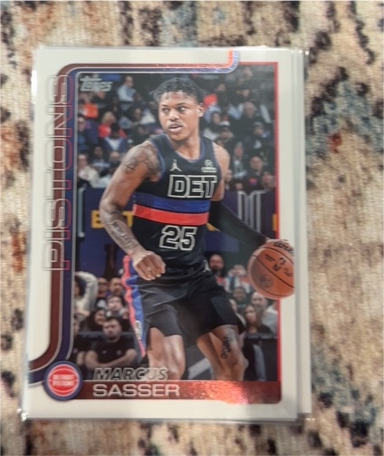 2025-26 Topps #46 Marcus Sasser — front