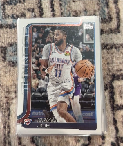 2025 Topps #121 Isaiah Joe — front