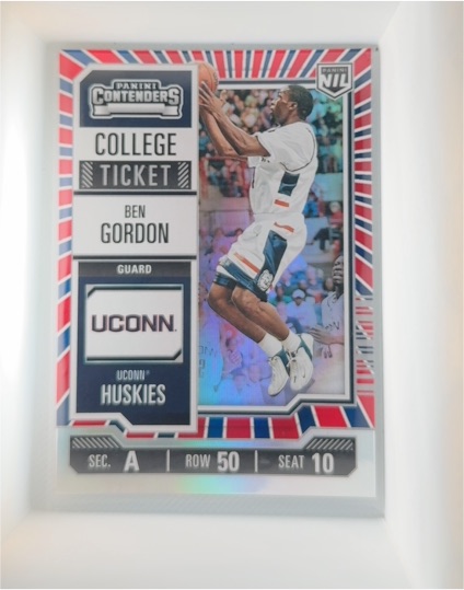 2024-25 Panini NIL Contenders UCONN #30 Ben Gordon — front
