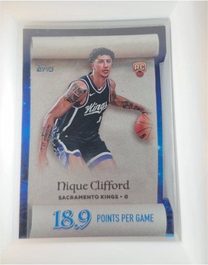2025-26 Topps Holiday Making The Nice List #ML-24 Nique Clifford — front