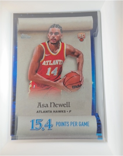 2025-26 Topps Holiday #ML-23 Asa Newell Making The Nice List — front