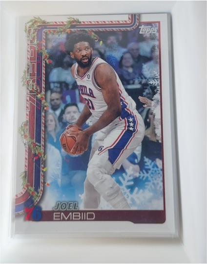 2025-26 Topps Holiday #H18 Joel Embiid — front