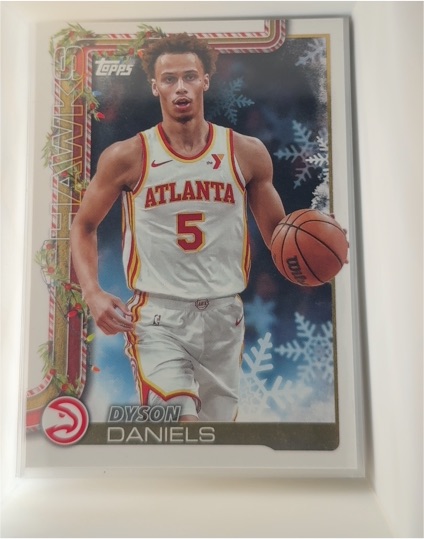 2025 Topps Holiday #H51 Dyson Daniels — front
