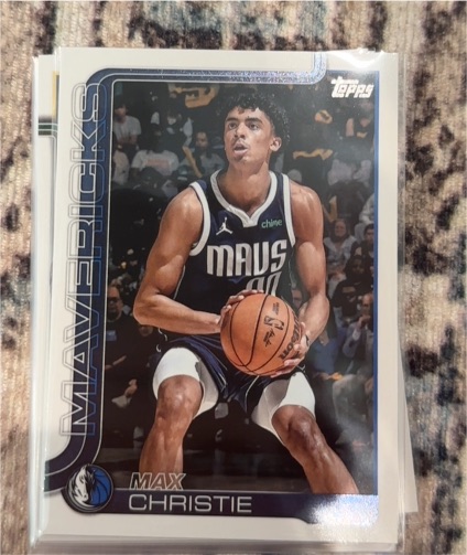 2025-26 Topps #174 Max Christie Dallas Mavericks — front