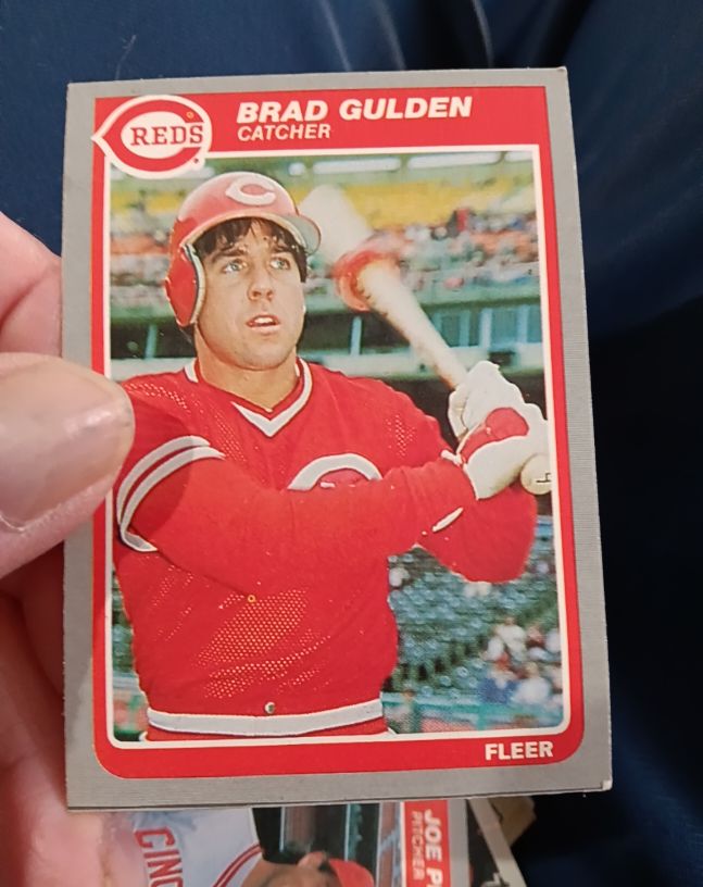 1985 Fleer #537 Brad Gulden — front