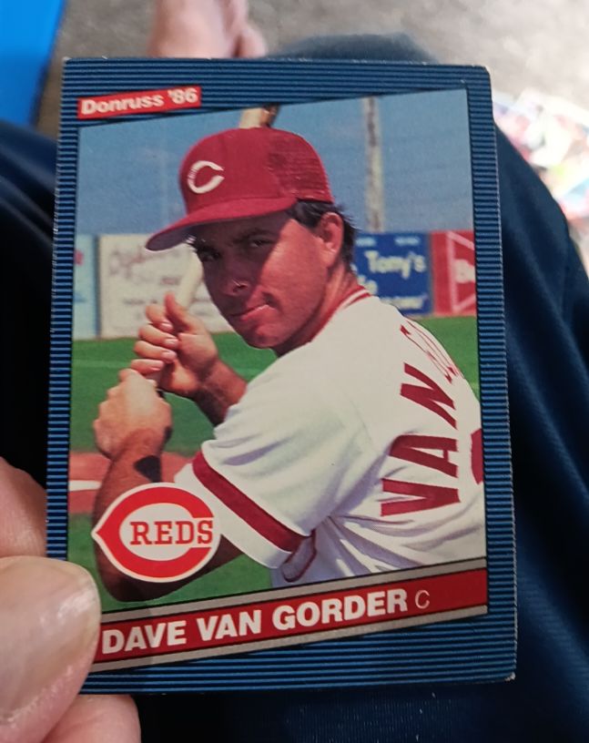 1986 Donruss #550 Dave Van Gorder — front
