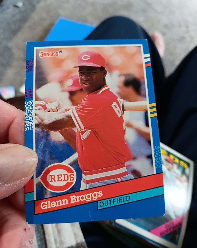 1991 Donruss #253 Glenn Braggs — front