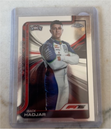 2025 Topps Chrome F1 #12 Isack Hadjar — front