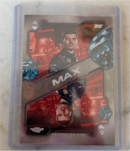 2025 Topps Chrome F1 #SCA-3 Max Verstappen Ace of Trades — front