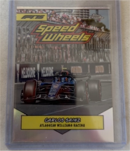 2025 Topps Chrome F1 #75-WR Carlos Sainz — front