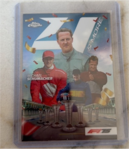 2025 Topps Chrome Formula 1 #4N-4 Michael Schumacher 4 & More — front
