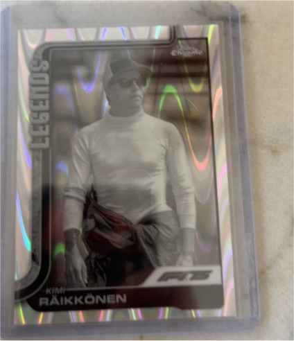 2025 Topps Chrome F1 Kimi Raikkonen Legends #157 — front