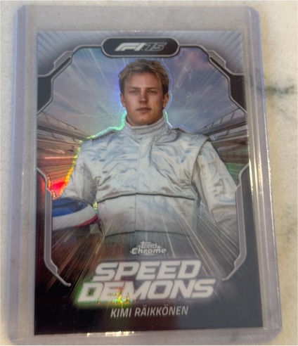 2025 Topps Chrome Formula 1 #SD-11 Kimi Räikkönen Speed Demons — front