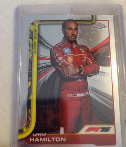 2025 Topps Chrome F1 #4 Lewis Hamilton — front