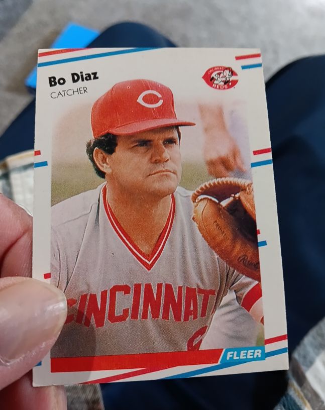 1988 Fleer #232 Bo Diaz — front