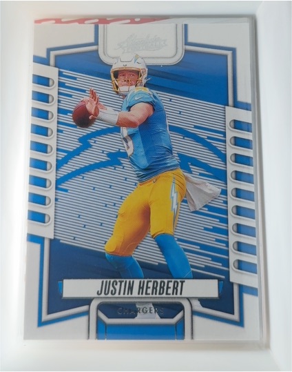 2023 Panini Absolute #1 Justin Herbert — front