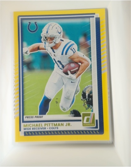 2025 Donruss #185 Michael Pittman Jr. — front
