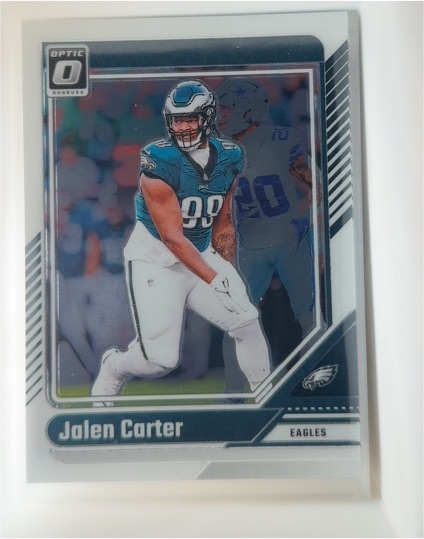 2024 Panini Donruss Optic #163 Jalen Carter — front
