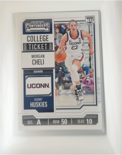 2024-25 Panini NIL Contenders College Ticket #9 Morgan Cheli — front