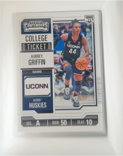 2024-25 Panini Contenders NIL College Ticket #14 Aubrey Griffin — front