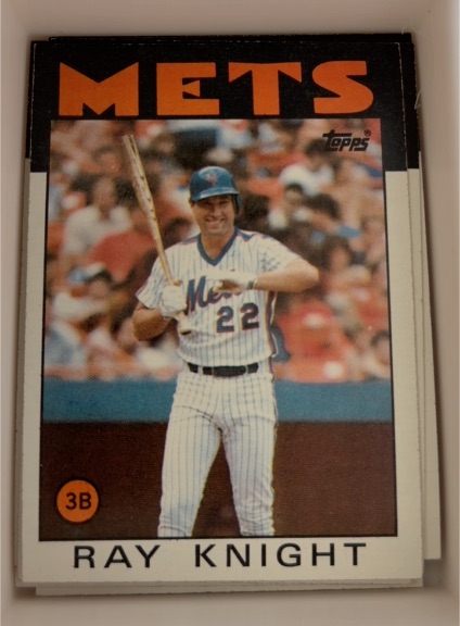 1986 Topps #27 Ray Knight — front